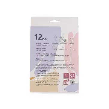 Modellező polimer anyag készlet 12x30 g - mix (1 szett)