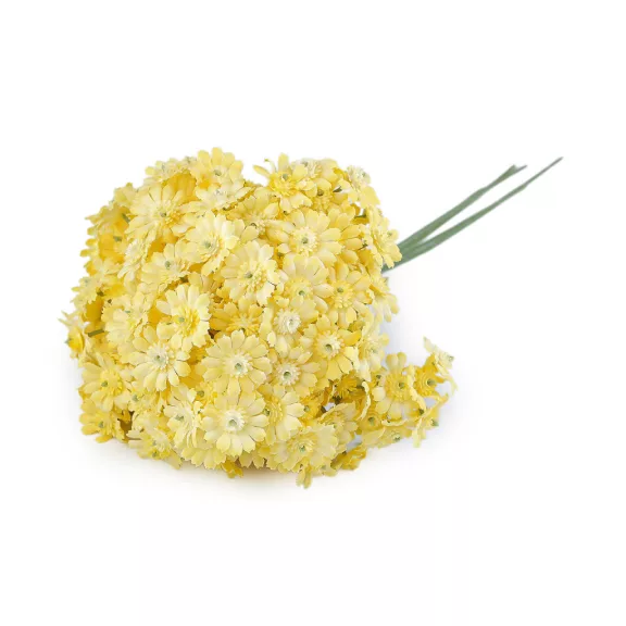 Mű cickafark csokor - 3 vil. sárga (3 bunch) Mű cickafark csokor - 3 vil. sárga (3 bunch)