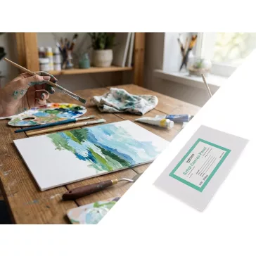 Festővászon / lap 20x30 cm - fehér (1 db-os csomagolás)
