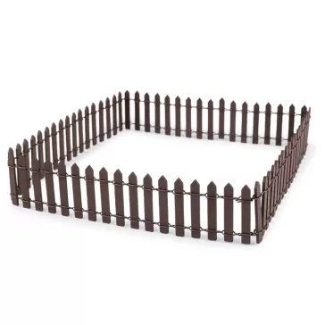   Formázható fa kerítés 90cm hossz - 3 (5 cm) barnás (6 db-os csomagolás)