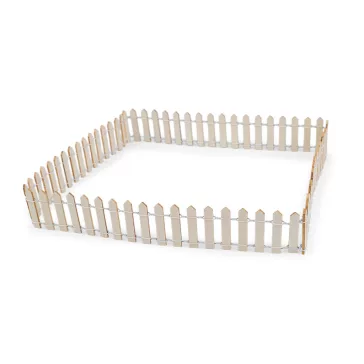   Formázható fa kerítés 90cm hossz - 5 (3 cm) természeti (6 db-os csomagolás)
