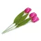Fa tulipán beszúrós - 2 pink (3 db-os csomagolás)