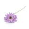 Mesterséges gerbera hosszú száron - 5 lila (1 db-os csomagolás)