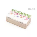 Fa doboz mintás 10x16 cm - természetes közepes (1 db-os csomagolás) Fa doboz mintás 10x16 cm - természetes közepes (1 db-os csomagolás)