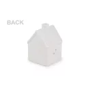 Porcelán házikó világító - fehér (1 db-os csomagolás) Porcelán házikó világító - fehér (1 db-os csomagolás)