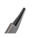 Vájatos ékszerkészítő fogó 12,5 cm - fekete (2 db-os csomagolás)