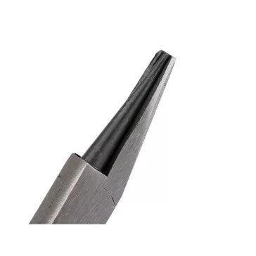   Vájatos ékszerkészítő fogó 12,5 cm - fekete (2 db-os csomagolás)