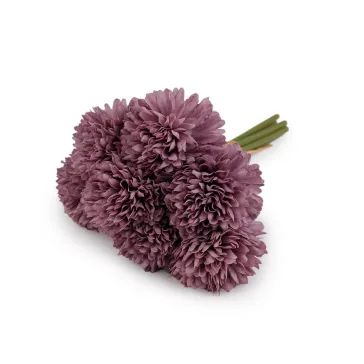 Műdália csokor - 3 fáradtrózsaszín (5 bunch)