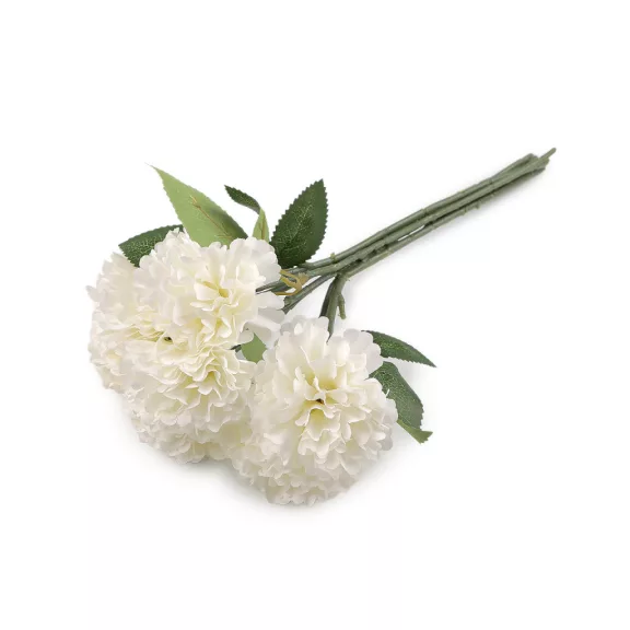 Mesterséges szegfűcsokor - 1 fehér (5 bunch) Mesterséges szegfűcsokor - 1 fehér (5 bunch)