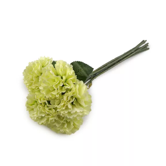 Mesterséges szegfűcsokor - 6 limezöld (1 csokor) Mesterséges szegfűcsokor - 6 limezöld (1 csokor)