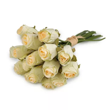   Műrózsa csokor, 16 szálas köteg - 3 narancssárga (4 bunch)