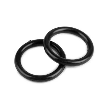   Műanyag karika függönyhöz és horgoláshoz Ø20 mm - 2 fekete (500 db-os csomagolás)