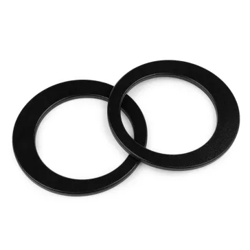   Tömörfa táskafül Ø16,5 cm - 2 fekete (10 db-os csomagolás)