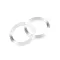 Műanyag karika belső Ø38 mm, vastagság 6 mm - Transparent (10 db-os csomagolás)
