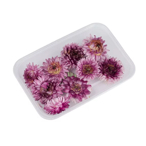 Szárított / stabilizált szalmavirág száraz és vizes tűzéshez - 3 pink (3 box) Szárított / stabilizált szalmavirág száraz és vizes tűzéshez - 3 pink (3 box)