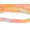 Jumbo mikroplüss drótok állatkák készítéséhez, melír, Ø20 mm, hossz 1 - 6 lazacrózsaszín sárga (5 db-os csomagolás)
