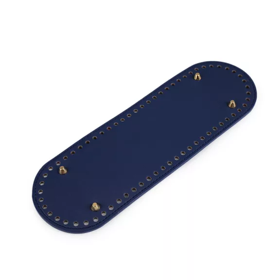 Táskaalj kézitáskához lábakkal 10x30 cm - 3 blue dark arany (1 db-os csomagolás) Táskaalj kézitáskához lábakkal 10x30 cm - 3 blue dark arany (1 db-os csomagolás)