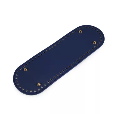   Táskaalj kézitáskához lábakkal 10x30 cm - 3 sötétkék arany (4 db-os csomagolás)