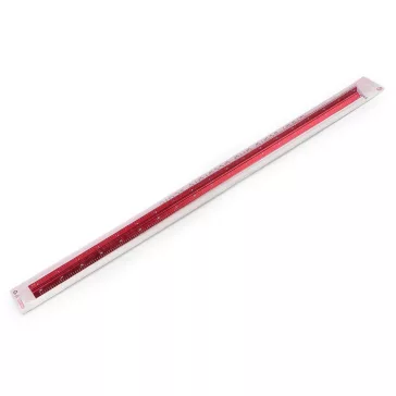   Háromszög vonalzó 60 cm hossz - piros (2 db-os csomagolás)