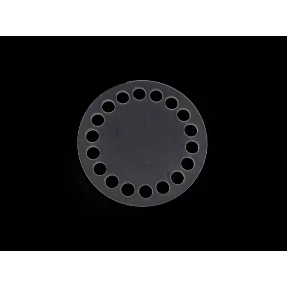Műanyag horgolható alap / kosár alap és poháralátét alap, Ø10 cm - Transparent (1 db-os csomagolás) Műanyag horgolható alap / kosár alap és poháralátét alap, Ø10 cm - Transparent (1 db-os csomagolás)