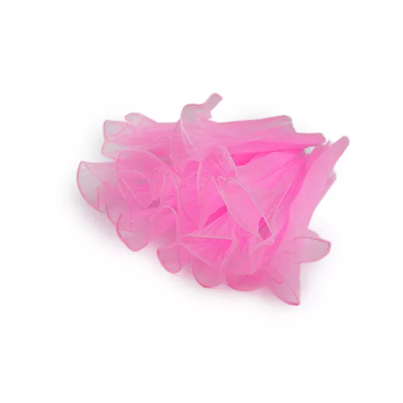 Virágos organza mandzstta 28 cm széles - 2 rózsaszín (5 db-os csomagolás) Virágos organza mandzstta 28 cm széles - 2 rózsaszín (5 db-os csomagolás)