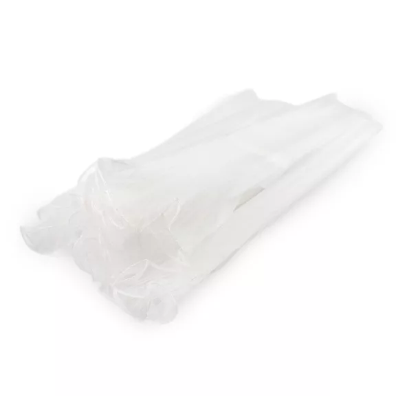 Virágos organza mandzstta 48 cm széles - 1 fehér (1 db-os csomagolás) Virágos organza mandzstta 48 cm széles - 1 fehér (1 db-os csomagolás)