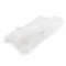 Virágos organza mandzstta 48 cm széles - 1 fehér (1 db-os csomagolás)