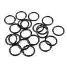 Műanyag függönykarika Ø25 mm és körbehorgoláshoz - 2 fekete (20 db-os csomagolás) Műanyag függönykarika Ø25 mm és körbehorgoláshoz - 2 fekete (20 db-os csomagolás)