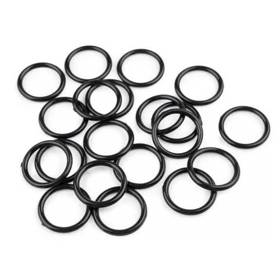 Műanyag függönykarika Ø25 mm és körbehorgoláshoz - 2 fekete (100 db-os csomagolás) Műanyag függönykarika Ø25 mm és körbehorgoláshoz - 2 fekete (100 db-os csomagolás)
