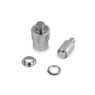   Ringliző szerszám nemsacél és sárgaréz ringlikhez Ø10 mm - nikkel (2 szett)