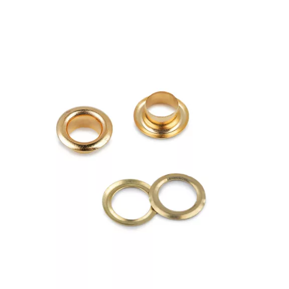 Ringli alátéttel belső Ø 5 mm / külső Ø 8 mm - 4 arany (1000 pr) Ringli alátéttel belső Ø 5 mm / külső Ø 8 mm - 4 arany (1000 pr)