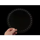 Műanyag horgolható alap / kosár alap Ø20 cm - átlátszó (10 db-os csomagolás)