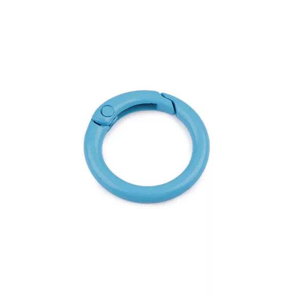 Karabiner karika lakkozott Ø18 mm - 5 azúrkék (10 db-os csomagolás) Karabiner karika lakkozott Ø18 mm - 5 azúrkék (10 db-os csomagolás)
