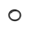 Karabiner karika lakkozott Ø18 mm - 6 fekete (10 db-os csomagolás)
