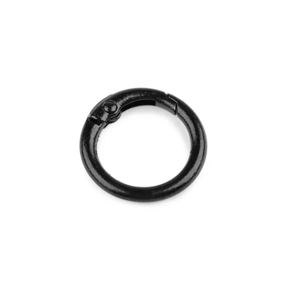 Karabiner karika lakkozott Ø18 mm - 6 fekete (50 db-os csomagolás) Karabiner karika lakkozott Ø18 mm - 6 fekete (50 db-os csomagolás)
