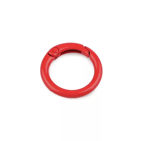 Karabiner karika lakkozott Ø18 mm - 9 piros (50 db-os csomagolás) Karabiner karika lakkozott Ø18 mm - 9 piros (50 db-os csomagolás)