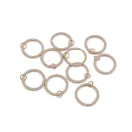 Lapos lakkozott kulcskarika összekötő szemmel, Ø30 mm kulcstartókhoz - 3 világos bézs (10 db-os csomagolás) Lapos lakkozott kulcskarika összekötő szemmel, Ø30 mm kulcstartókhoz - 3 világos bézs (10 db-os csomagolás)