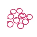 Lapos lakkozott kulcskarika összekötő szemmel, Ø30 mm kulcstartókhoz - 4 pink (10 db-os csomagolás) Lapos lakkozott kulcskarika összekötő szemmel, Ø30 mm kulcstartókhoz - 4 pink (10 db-os csomagolás)