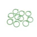 Lapos lakkozott kulcskarika összekötő szemmel, Ø30 mm kulcstartókhoz - 7 menta (10 db-os csomagolás) Lapos lakkozott kulcskarika összekötő szemmel, Ø30 mm kulcstartókhoz - 7 menta (10 db-os csomagolás)