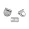 Tuck táska zár 26x31 mm - 3 nikkel (1 szett)