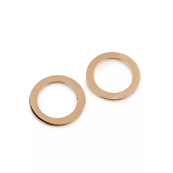 Rozsdamentes acél karika fürdőruhához és kiegészítőkhöz Ø45 és 52 mm - 2 (Ø45 mm) rózsaarany (6 db-os csomagolás) Rozsdamentes acél karika fürdőruhához és kiegészítőkhöz Ø45 és 52 mm - 2 (Ø45 mm) rózsaarany (6 db-os csomagolás)