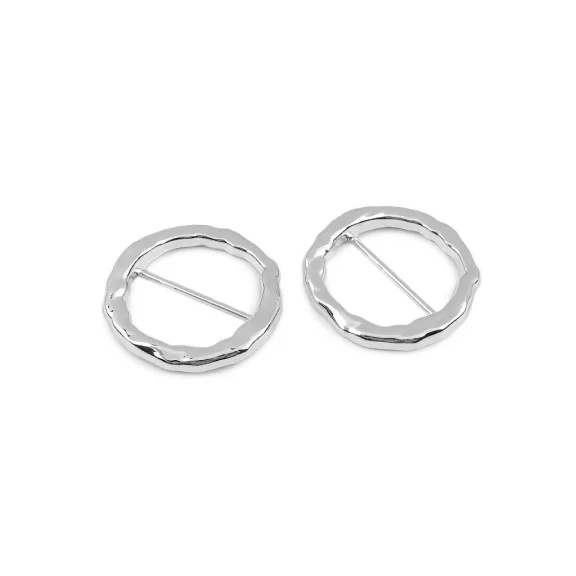 Dizájn / fém ruha- és fürdőruha csat 38 mm-es bújtatóval - 1 nikkel (2 db-os csomagolás) Dizájn / fém ruha- és fürdőruha csat 38 mm-es bújtatóval - 1 nikkel (2 db-os csomagolás)