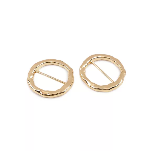 Dizájn / fém ruha- és fürdőruha csat 38 mm-es bújtatóval - 2 rózsaarany (2 db-os csomagolás) Dizájn / fém ruha- és fürdőruha csat 38 mm-es bújtatóval - 2 rózsaarany (2 db-os csomagolás)
