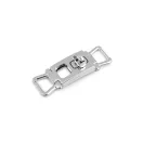 Elegáns fordító táska zár 10 mm-es bújtatóval - nikkel (5 pr) Elegáns fordító táska zár 10 mm-es bújtatóval - nikkel (5 pr)