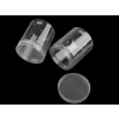 Széles szájú műanyag flakon csavaros kupakkal Ø7,4 cm - Transparent (2 db-os csomagolás) Széles szájú műanyag flakon csavaros kupakkal Ø7,4 cm - Transparent (2 db-os csomagolás)