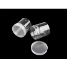 Széles szájú műanyag flakon csavaros kupakkal Ø5,6 cm - Transparent (16 db-os csomagolás) Széles szájú műanyag flakon csavaros kupakkal Ø5,6 cm - Transparent (16 db-os csomagolás)