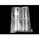 Széles szájú műanyag flakon csavaros kupakkal Ø5,6 cm - Transparent (16 db-os csomagolás) Széles szájú műanyag flakon csavaros kupakkal Ø5,6 cm - Transparent (16 db-os csomagolás)