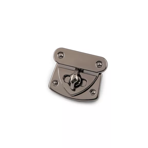 Fordító táska zár 36x30 mm - 3 nikkel fekete (10 szett) Fordító táska zár 36x30 mm - 3 nikkel fekete (10 szett)