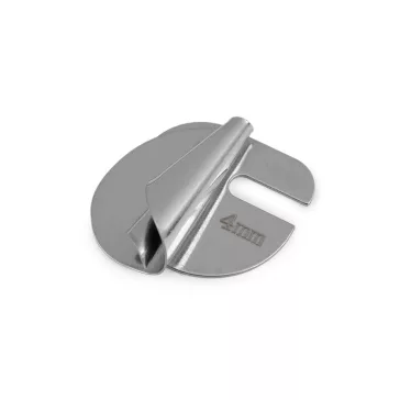   Ipari varrógép szegőszegélyés steppelő készülék - 4 mm nikkel (4 db-os csomagolás)