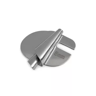   Ipari varrógép szegőszegélyés steppelő készülék - 5 mm nikkel (4 db-os csomagolás)
